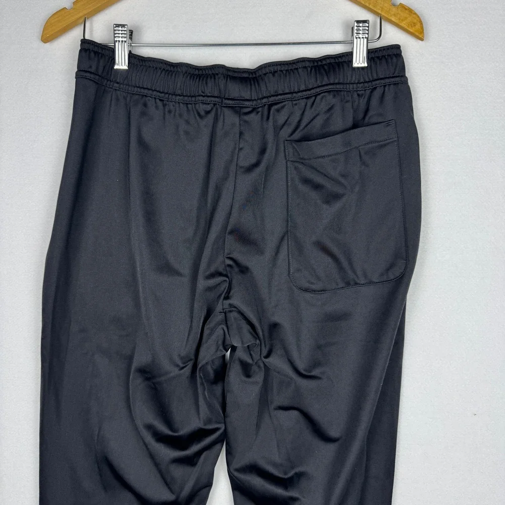 adidas Mens Black Lightweight Tricot Track‎ Pants Tapered Leg KD3638 Size M